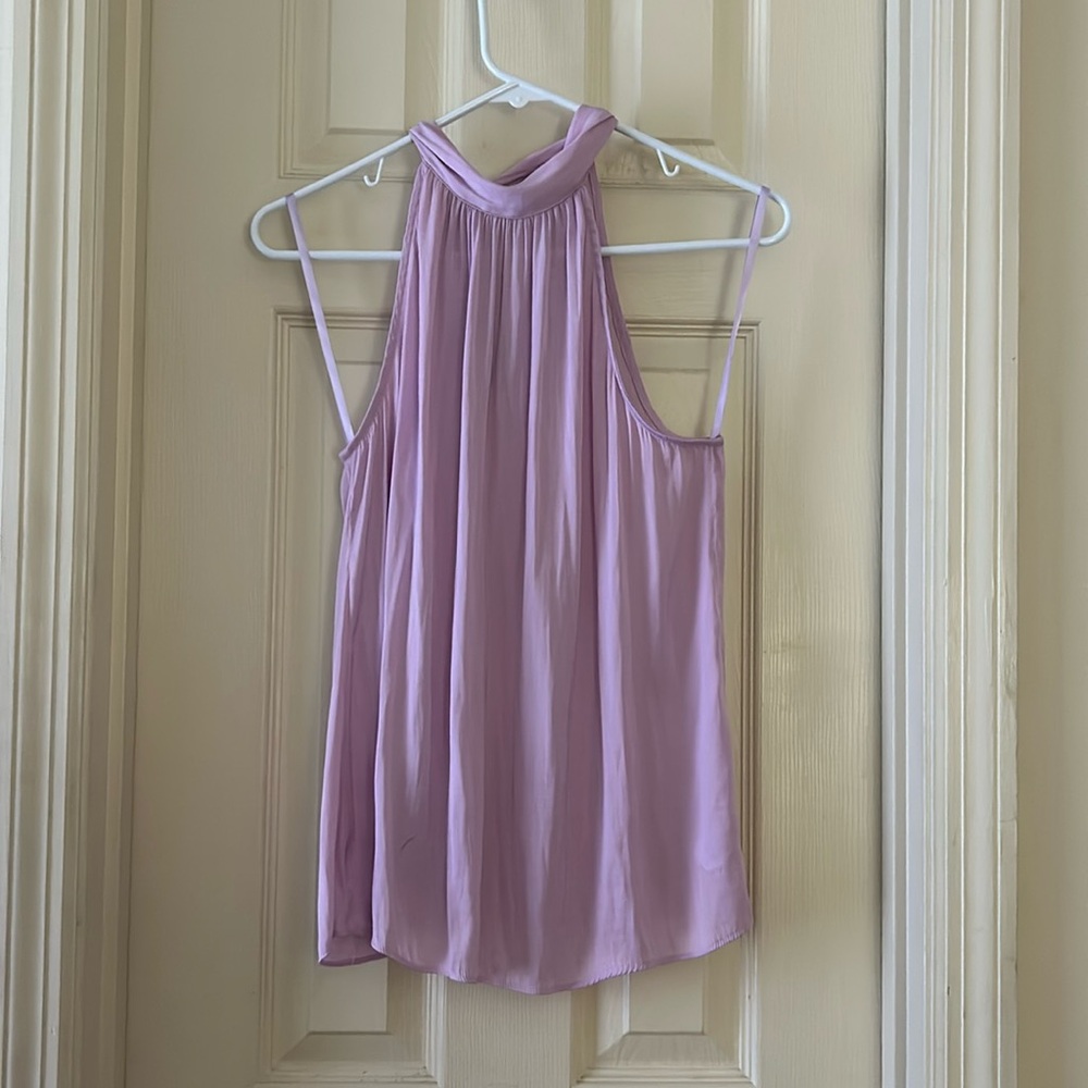 Purple halter top